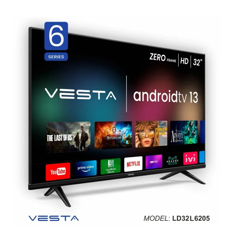 LED TV Vesta LD32L6205 HD DVB-T/T2/C/Ci+ AndroidTV 13 2