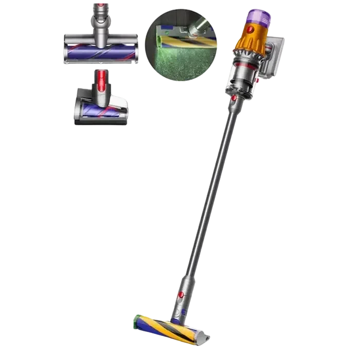 Вертикальный Пылесос Dyson V12 Detect Slim Absolute Plus, Серебристый 2