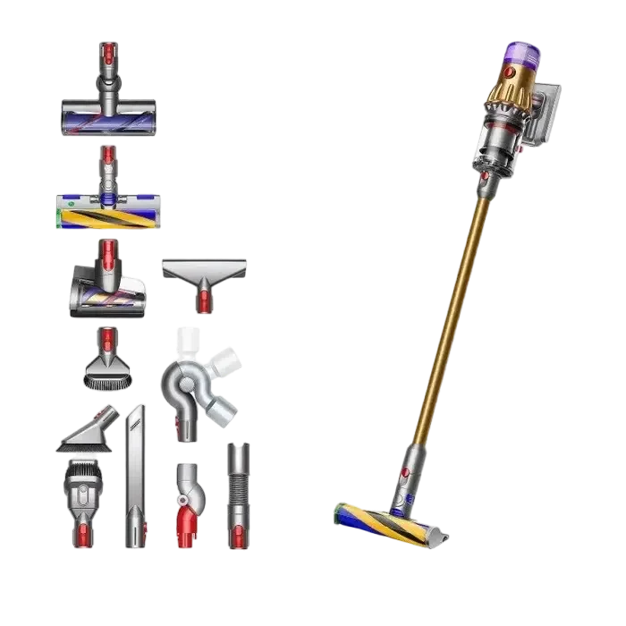 Вертикальный Пылесос Dyson V12 Detect Slim Absolute Plus, Серебристый 9