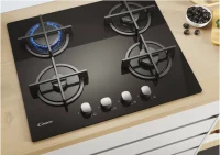 Plită încorporabilă cu gaz Candy CSG6B/4U2, Black 2