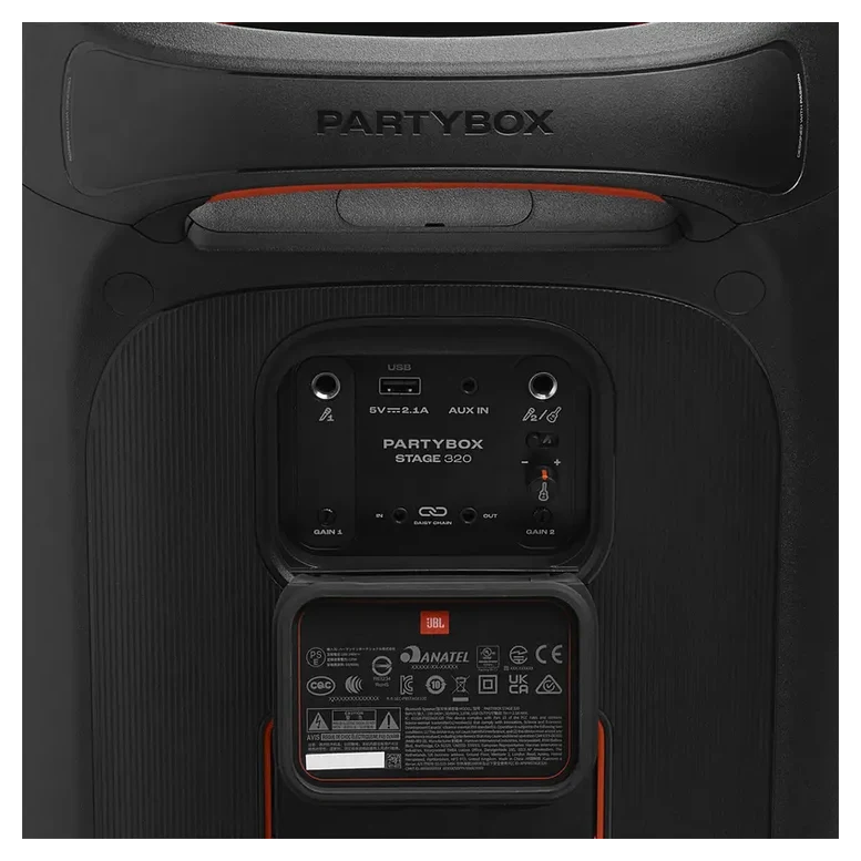 Портативная колонка JBL PartyBox STAGE 320, Чёрный 15