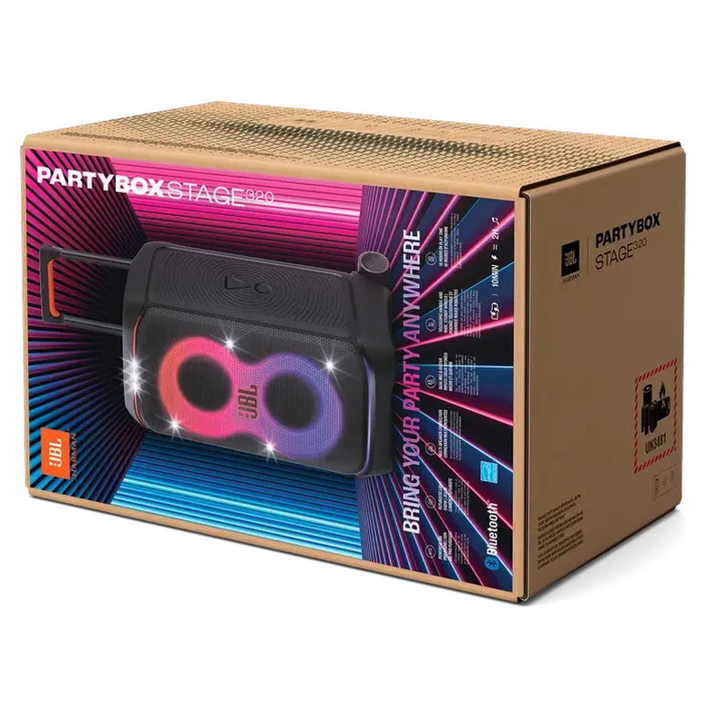 Портативная колонка JBL PartyBox STAGE 320, Чёрный 16