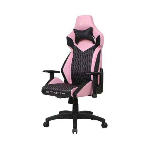 Scaun Gaming 1STPLAYER WIN101, Black/Pink