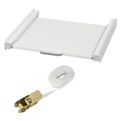Kit montare verticala pentru uscatoare Xavax 111363, Alb