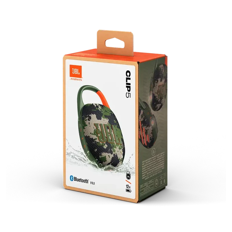 Портативная колонка JBL Clip 5, Камуфляж 9