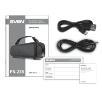 Портативная колонка SVEN PS-235, Чёрный 9