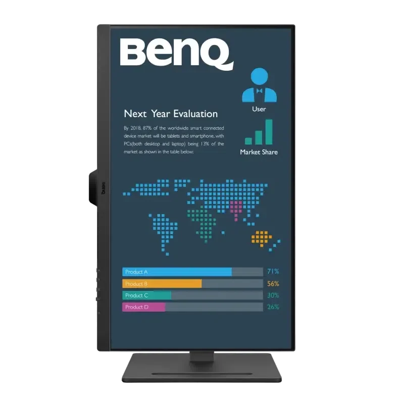 Монитор 27" BenQ BL2790QT, IPS 2560x1440 WQHD, Black 2