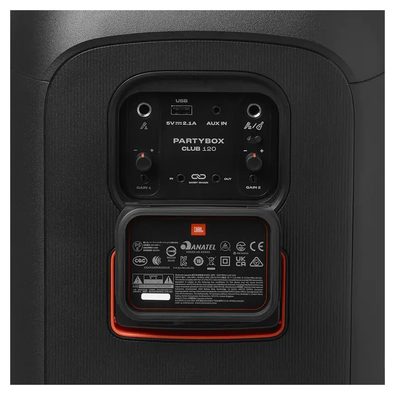 Bluetooth-колонка JBL PartyBox Club 120, Чёрный 10