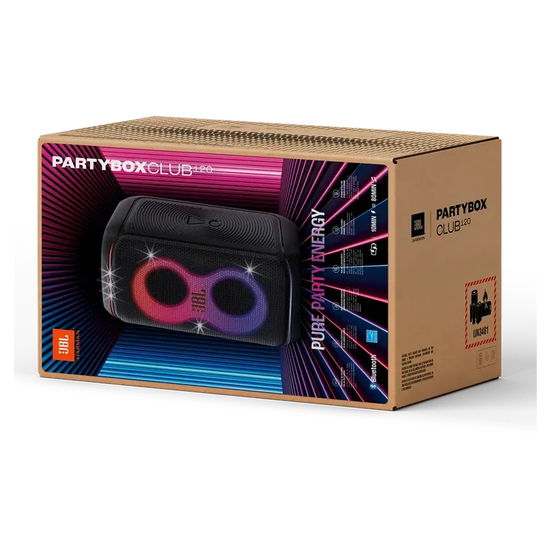 Bluetooth-колонка JBL PartyBox Club 120, Чёрный 12