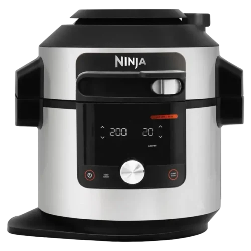 Aparat de gătit multifuncțional sub presiune Ninja OL750EU, Argintiu
