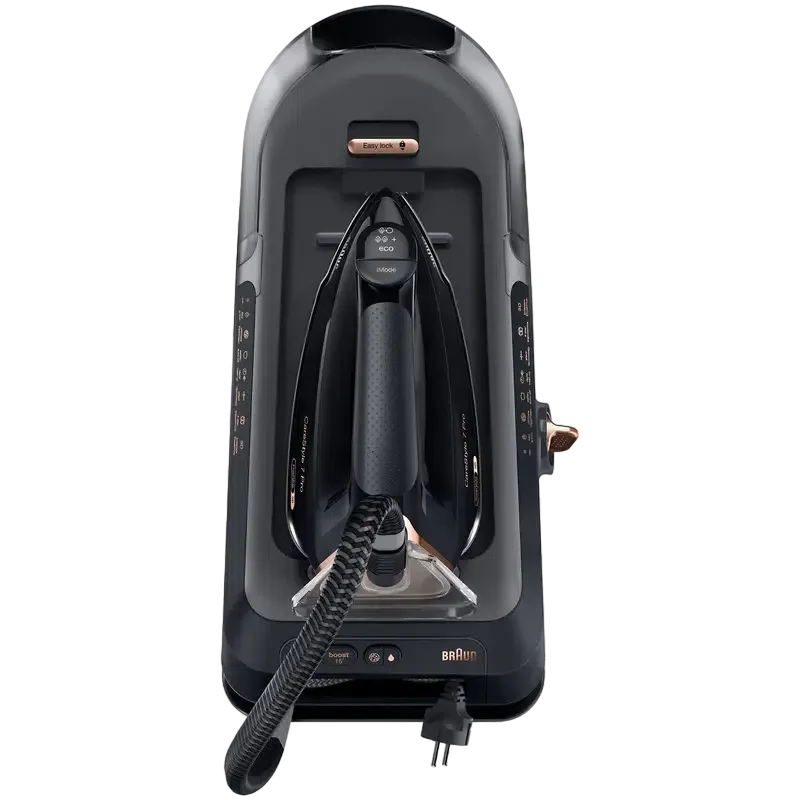 Утюг с парогенератором Braun IS 7286BK SS, Черный 7