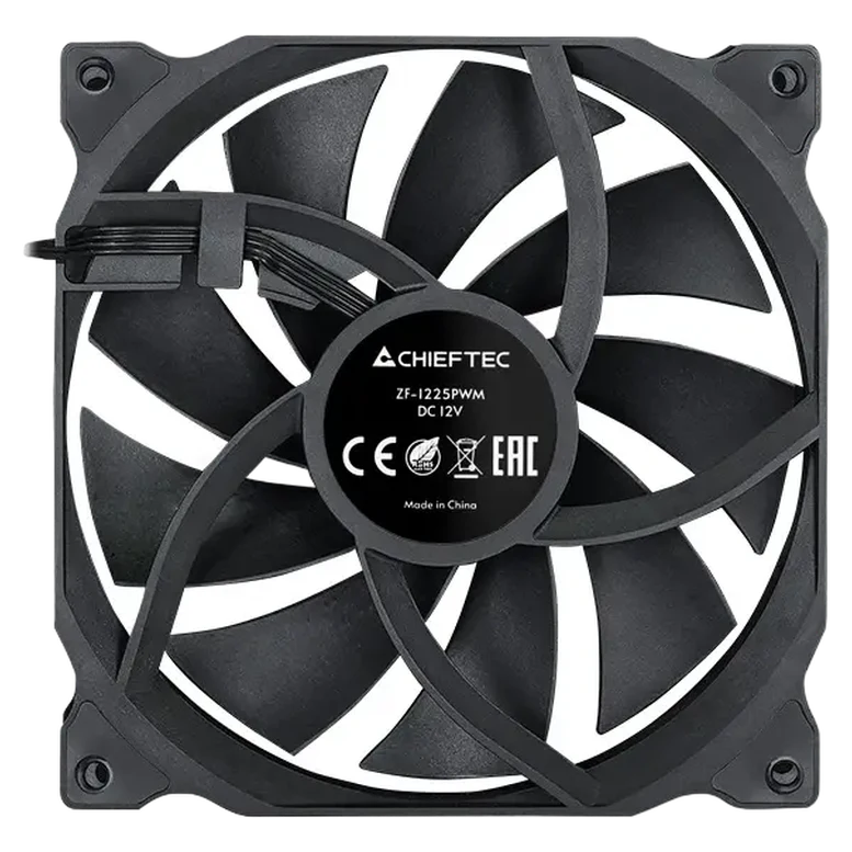 Ventilator PC Chieftec ZF-1225PWM, 120 mm, Negru 4