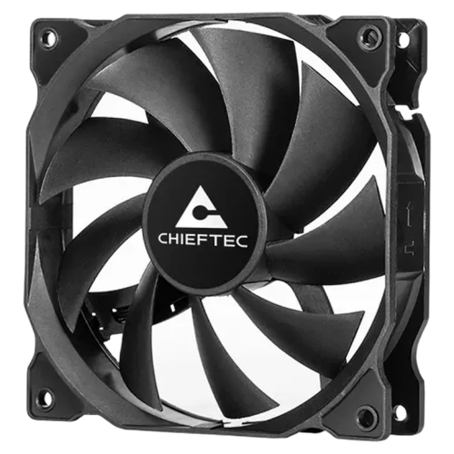 Ventilator PC Chieftec ZF-1225PWM, 120 mm, Negru