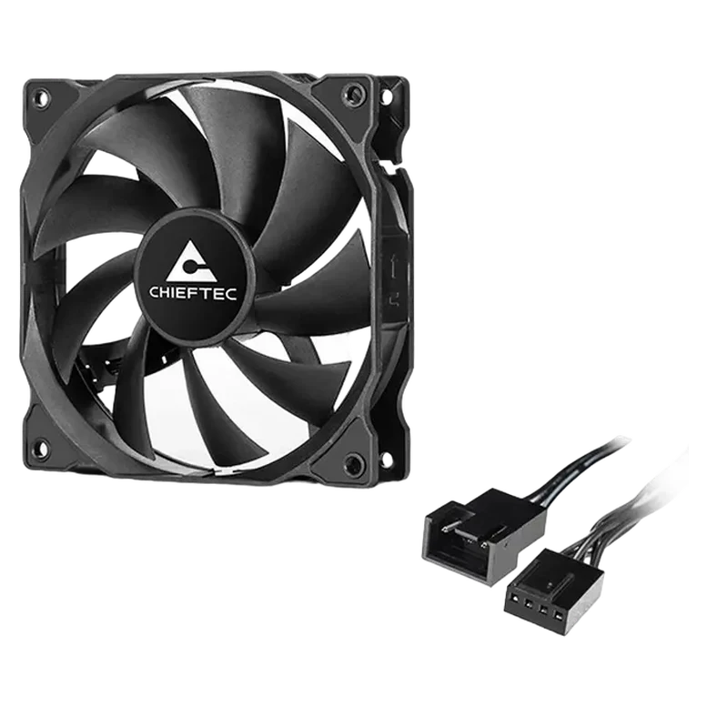Ventilator PC Chieftec ZF-1225PWM, 120 mm, Negru 5