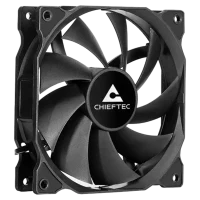Ventilator PC Chieftec ZF-1225PWM, 120 mm, Negru