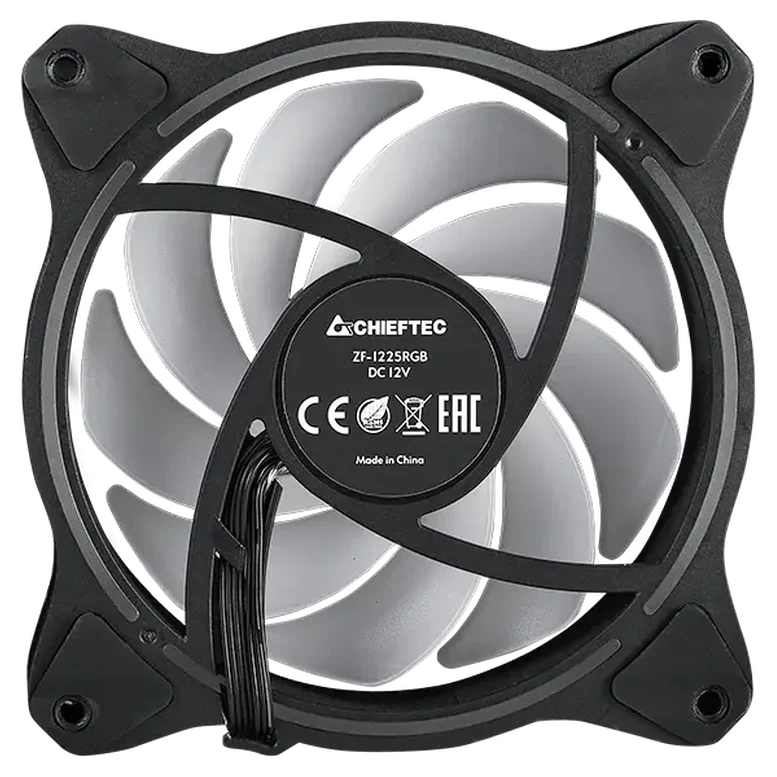 Ventilator PC Chieftec ZF-1225RGB, 120 mm, Negru 3