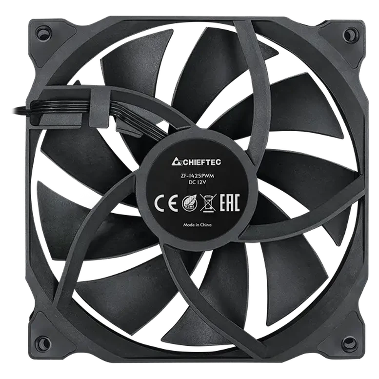 Ventilator PC Chieftec ZF-1425PWM, 140 mm, Negru 3