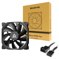 Ventilator PC Chieftec ZF-1425PWM, 140 mm, Negru 4