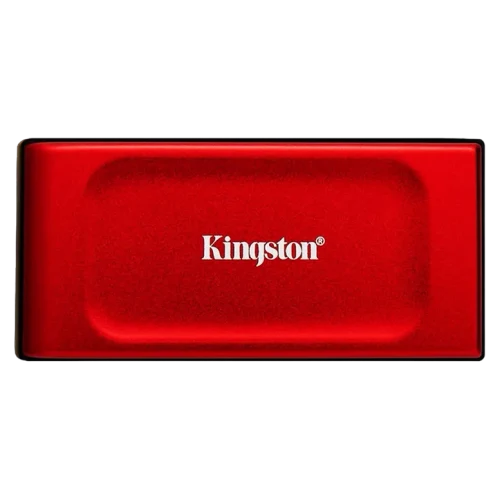 Внешний портативный SSD накопитель Kingston XS1000, 1 ТБ, Red
