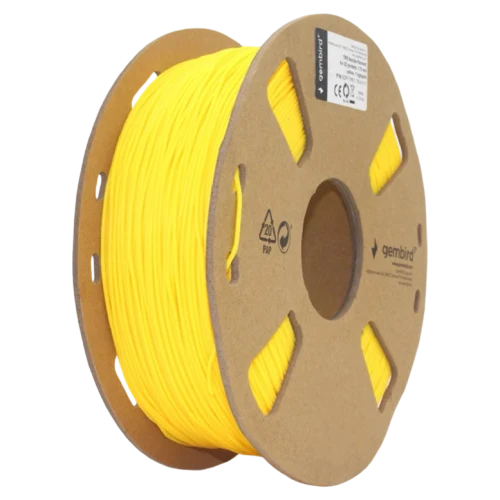 Гибкая нить TPE для 3D печати Gembird GMB-3DP-TPE1.75-01-Y, 1.75 мм, 1кг, Yellow