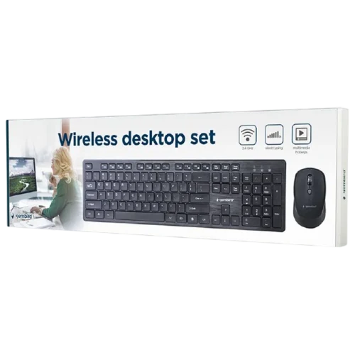 Клавиатура и Мышь Gembird KBS-WCH-04-RU, Черный