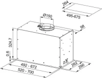 Hotă Franke 305.0665.359 FBFE XS A52, Silver 3