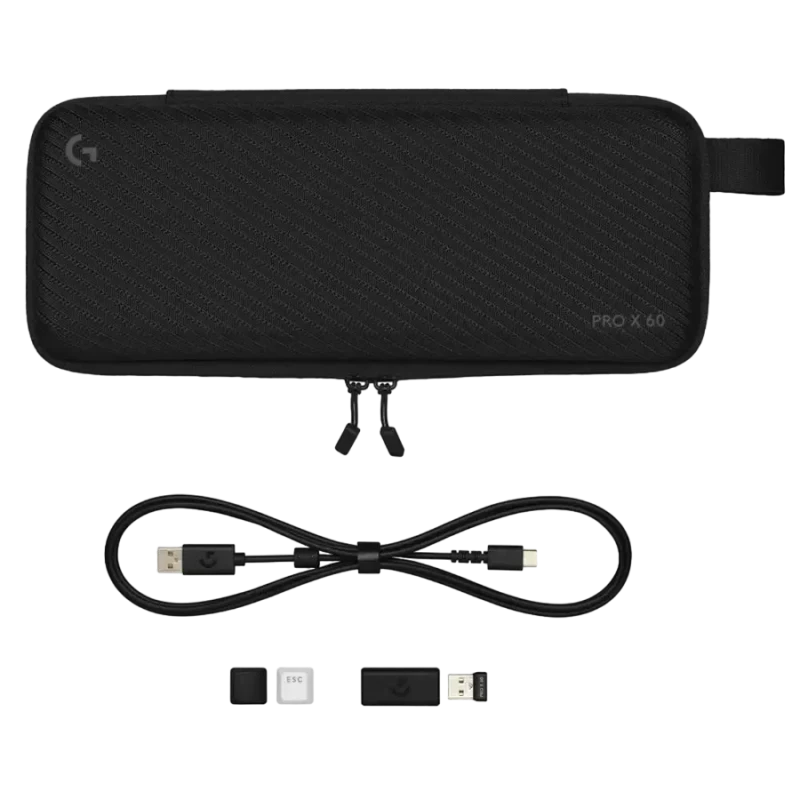 Клавиатура Logitech PRO X 60, Проводное / беспроводное, Чёрный 7