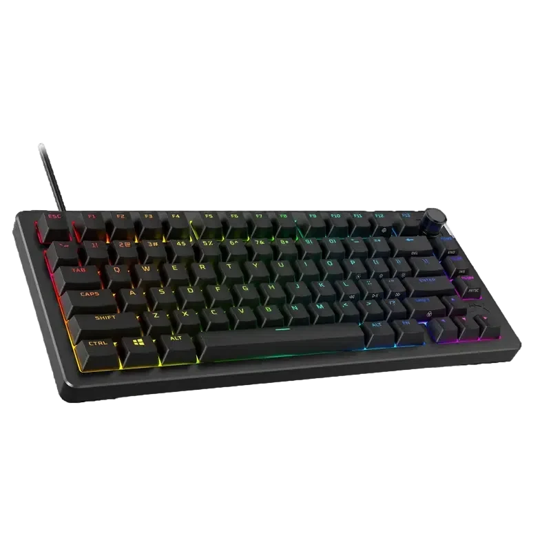 Клавиатура HyperX Alloy Rise 75, Проводное, Чёрный 3