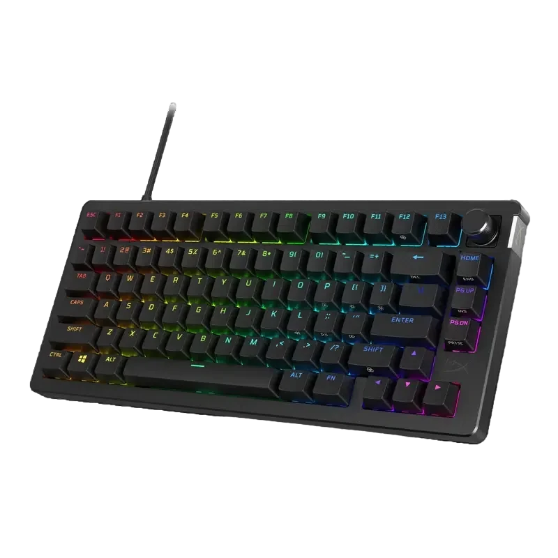 Клавиатура HyperX Alloy Rise 75, Проводное, Чёрный 2
