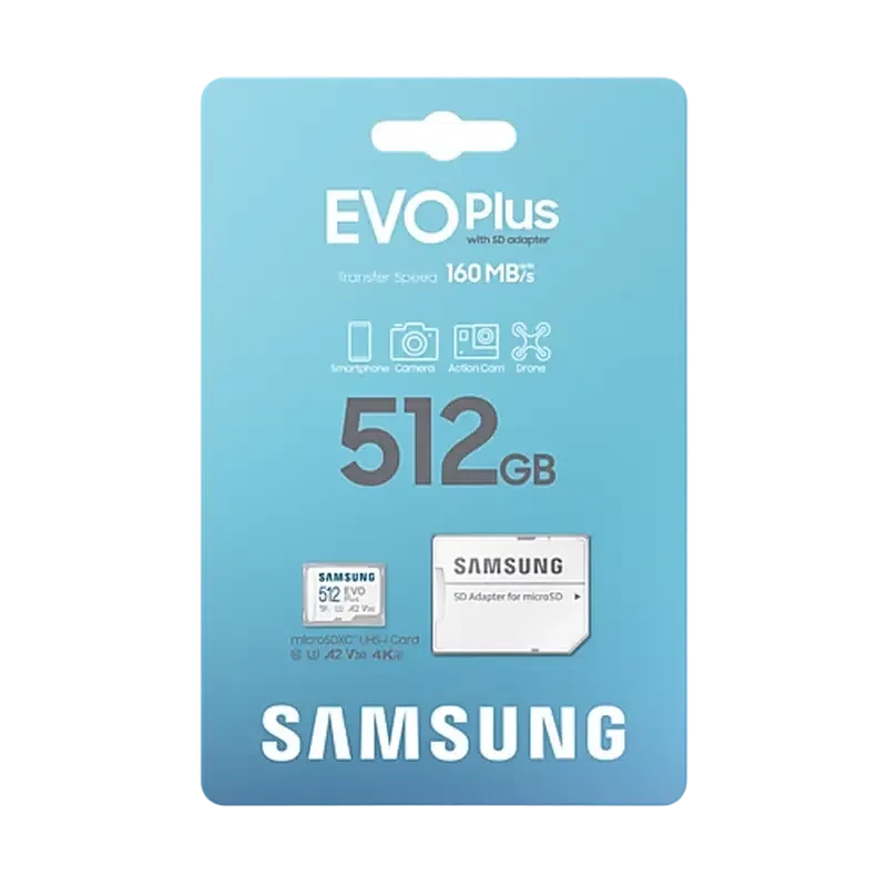 Card de Memorie Samsung EVO Plus MicroSDXC, 512GB 8