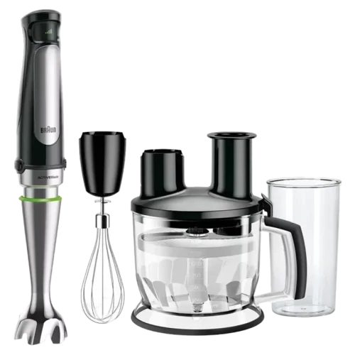 Погружной блендер Braun MQ 7075 X BK, Чёрный/Серебристый