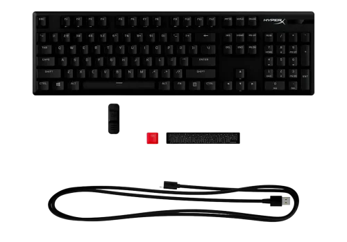 Клавиатура HyperX Alloy Origins PBT, Проводное, Чёрный