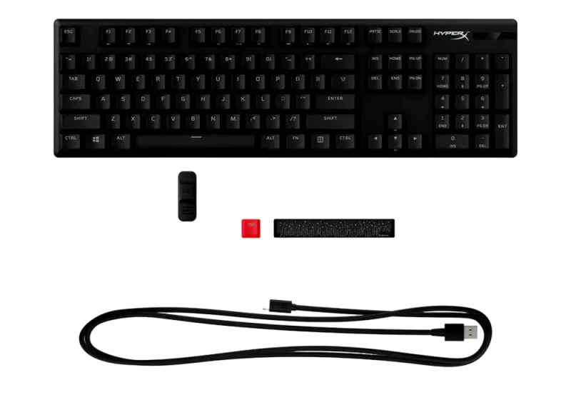 Клавиатура HyperX Alloy Origins PBT, Проводное, Чёрный 4