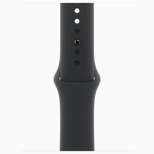 Apple Watch 10 Aluminum GPS Silver Sport Band Black 46 mm
