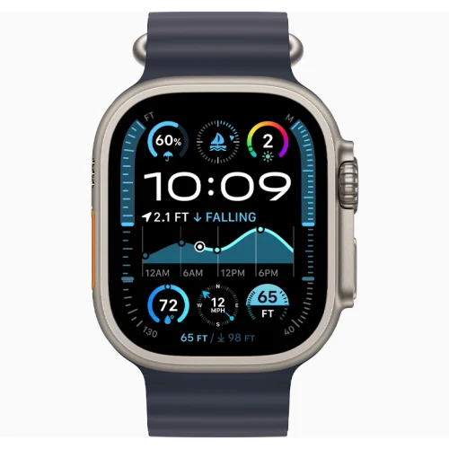 Apple Watch Ultra 2 Natural Ocean Band Navy