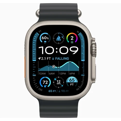Apple Watch Ultra 2 Natural Ocean Band Black