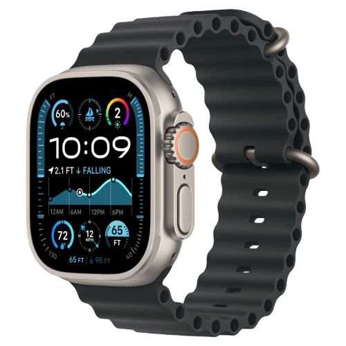 Apple Watch Ultra 2 Natural Ocean Band Black
