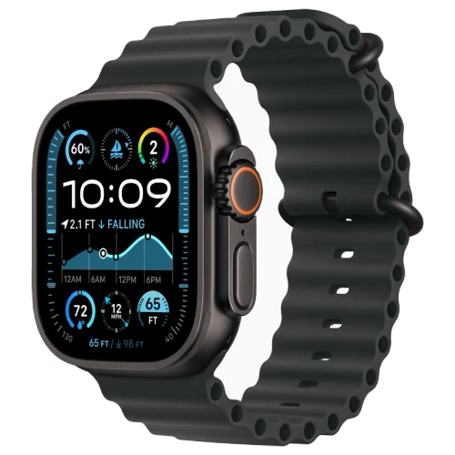Apple Watch Ultra 2 Black Ocean Band Black