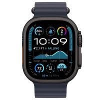 Apple Watch Ultra 2 Black Ocean Band Navy 7