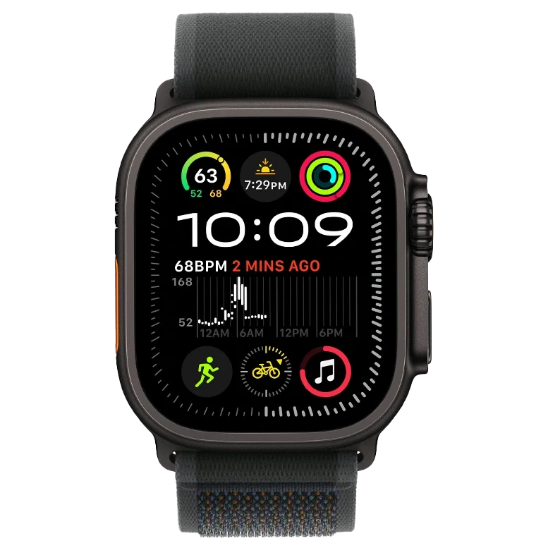 Apple Watch Ultra 2 Black Trail Loop Black 4