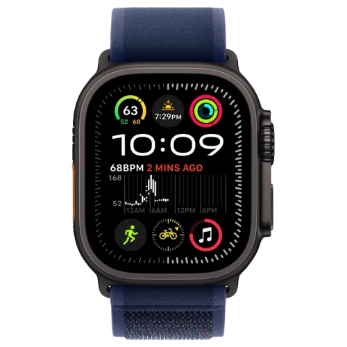 Apple Watch Ultra 2 Black Trail Loop Blue
