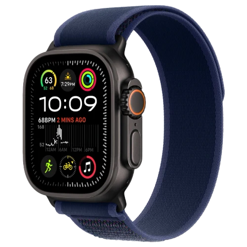 Apple Watch Ultra 2 Black Trail Loop Blue