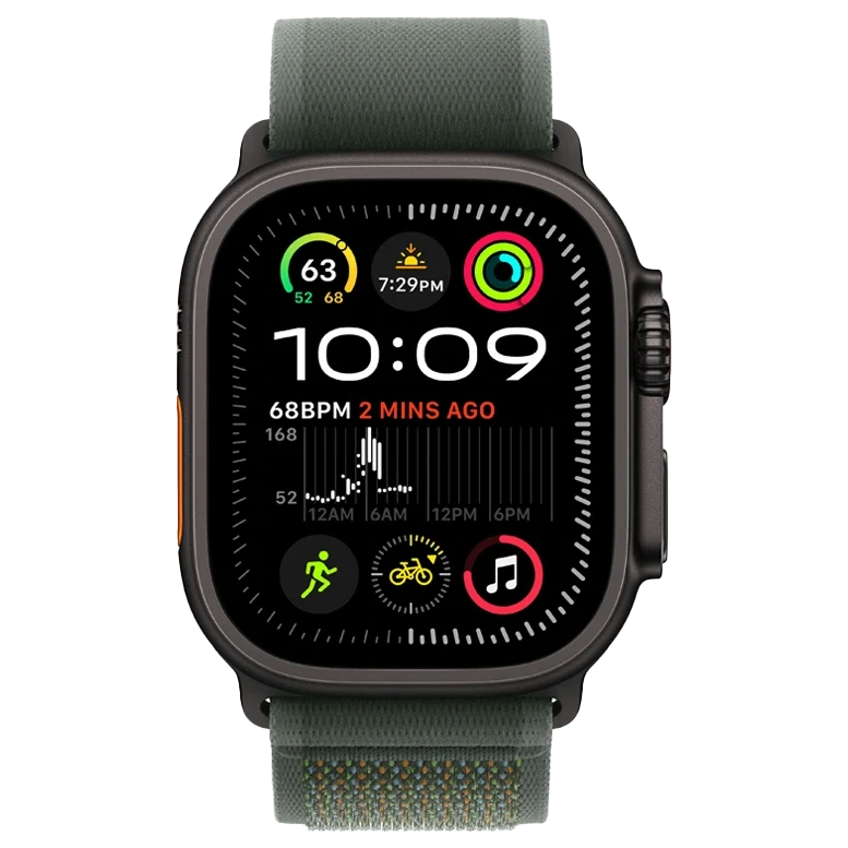 Apple Watch Ultra 2 Black Trail Loop Green 3