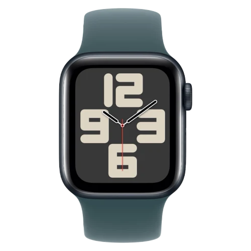 Apple Watch SE 2024 Midnight GPS Solo Loop Lake Green 40 mm