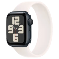 Apple Watch SE 2024 Midnight GPS Solo Loop Light Blush 40 mm