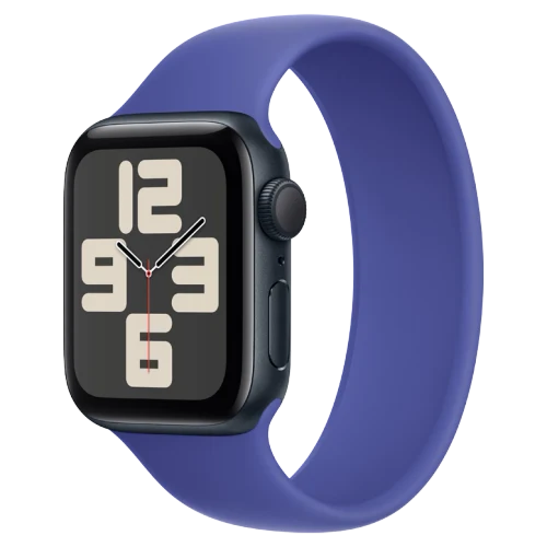 Apple Watch SE 2024 Midnight GPS Solo Loop Ultramarine 44 mm