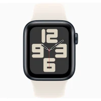 Apple Watch SE 2024 Midnight GPS Sport Band Starlight 40 mm 3
