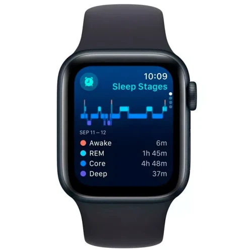 Apple Watch SE 2024 Midnight GPS Sport Band Midnight 40 mm