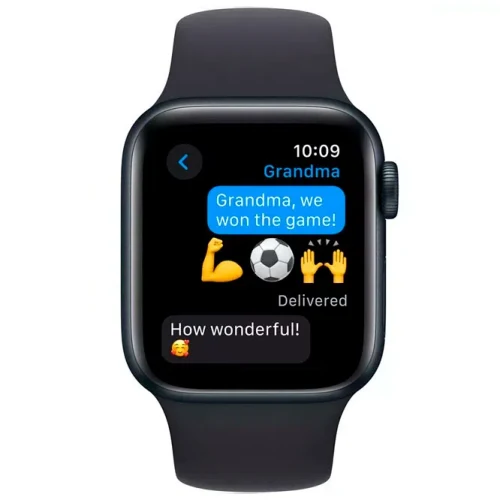 Apple Watch SE 2024 Midnight GPS Sport Band Midnight 40 mm