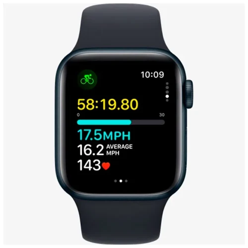 Apple Watch SE 2024 Midnight GPS Sport Band Midnight 44 mm